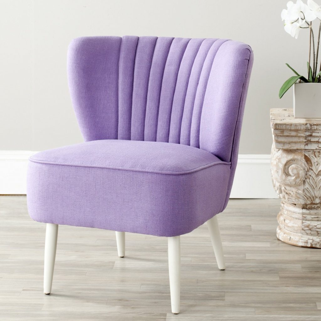 Safavieh Mercer Purple Accent Chair