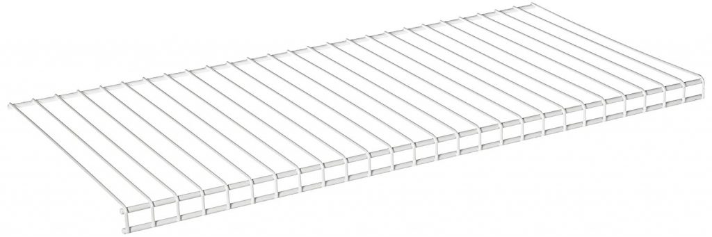 10 Inch X 12 White Wire Shelving, White Wire Shelving