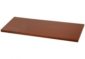 48-inch x 12-inch Melamine Wood Shelving - Modern Cherry