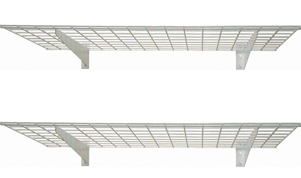 45 Inch X 15 Wire Shelving White, 12 Inch Wire Shelving
