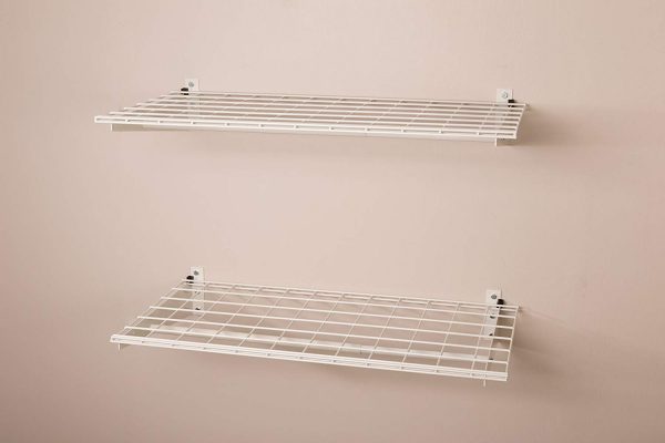 18 Inch White Wire Shelving Storables, Close Mesh Wire Shelving 16 Inch