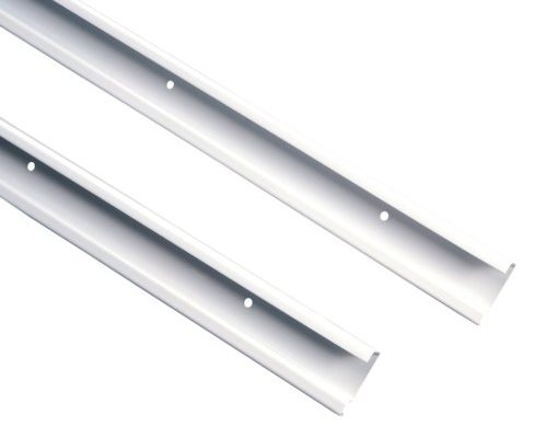 80 Inch Horizontal Rail - White | Storables