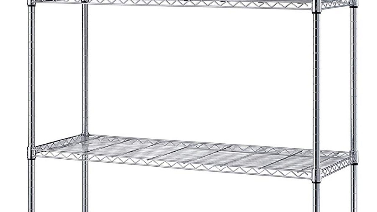 Chrome Wire 72 Inch Deep 4 Shelf Units, 10 Deep Wire Shelving