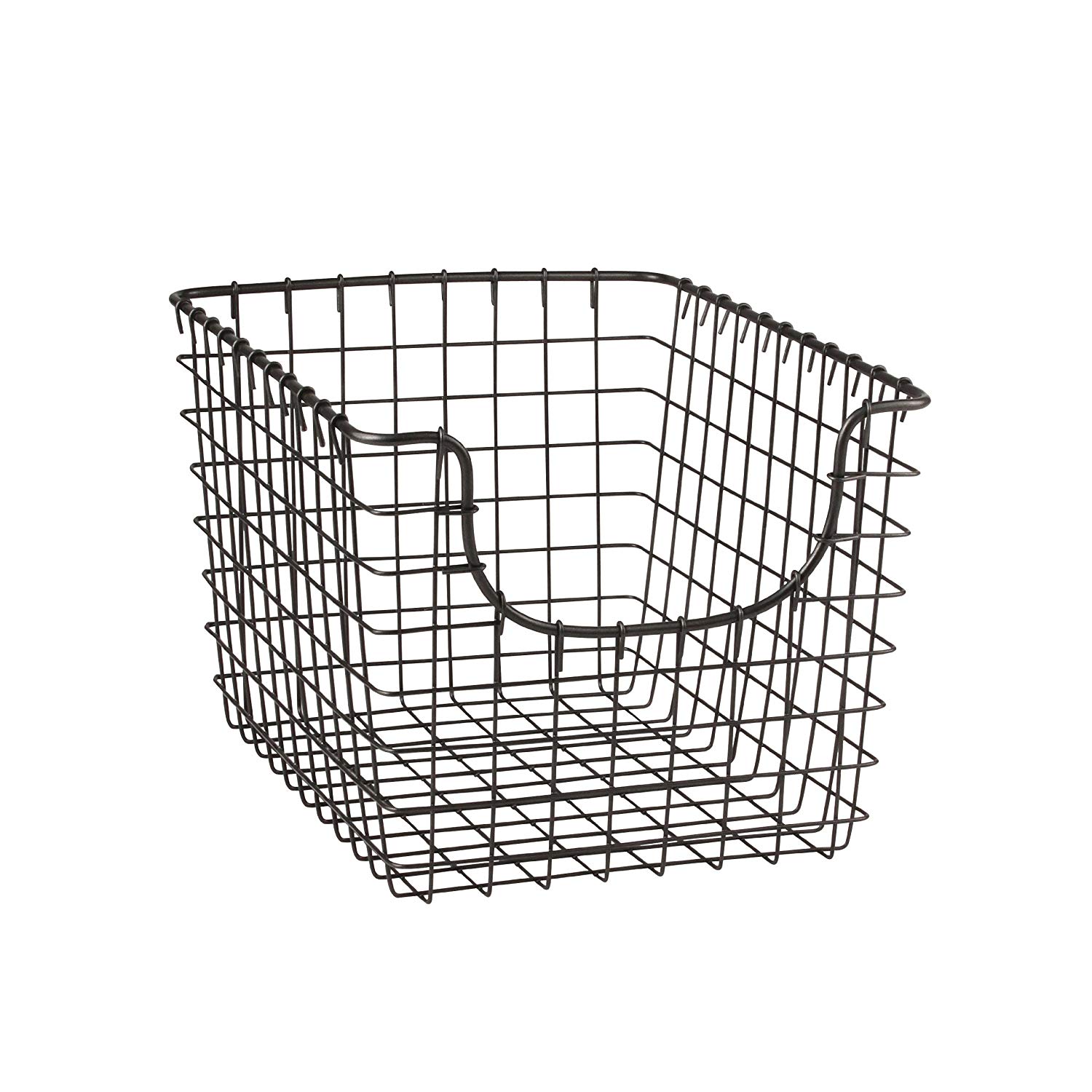 Tall Satin Classico 6 Inch x 16 Inch Wire Basket Storables