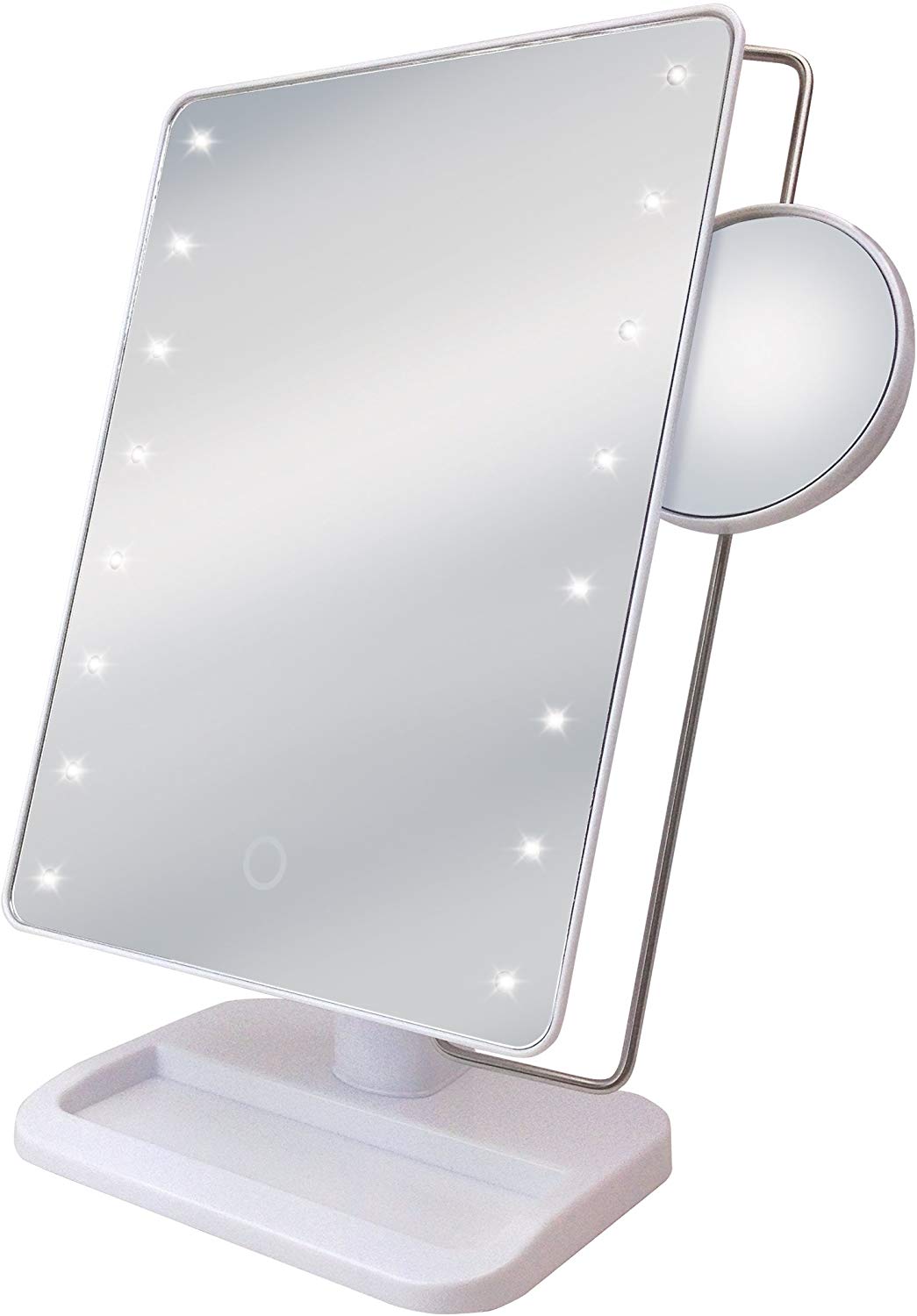 white mirror tray