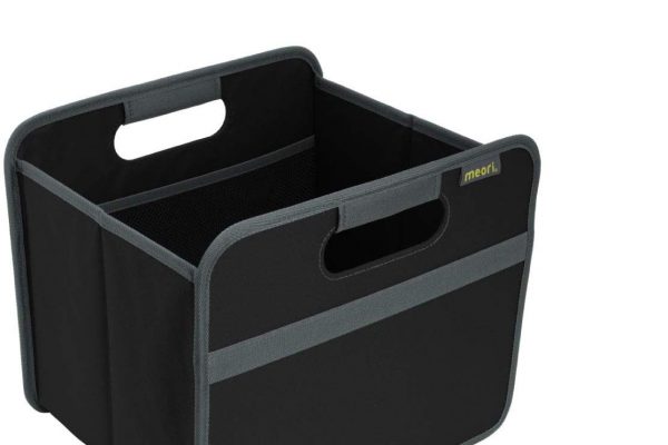 Small Black Meori Foldable Crate | Storables