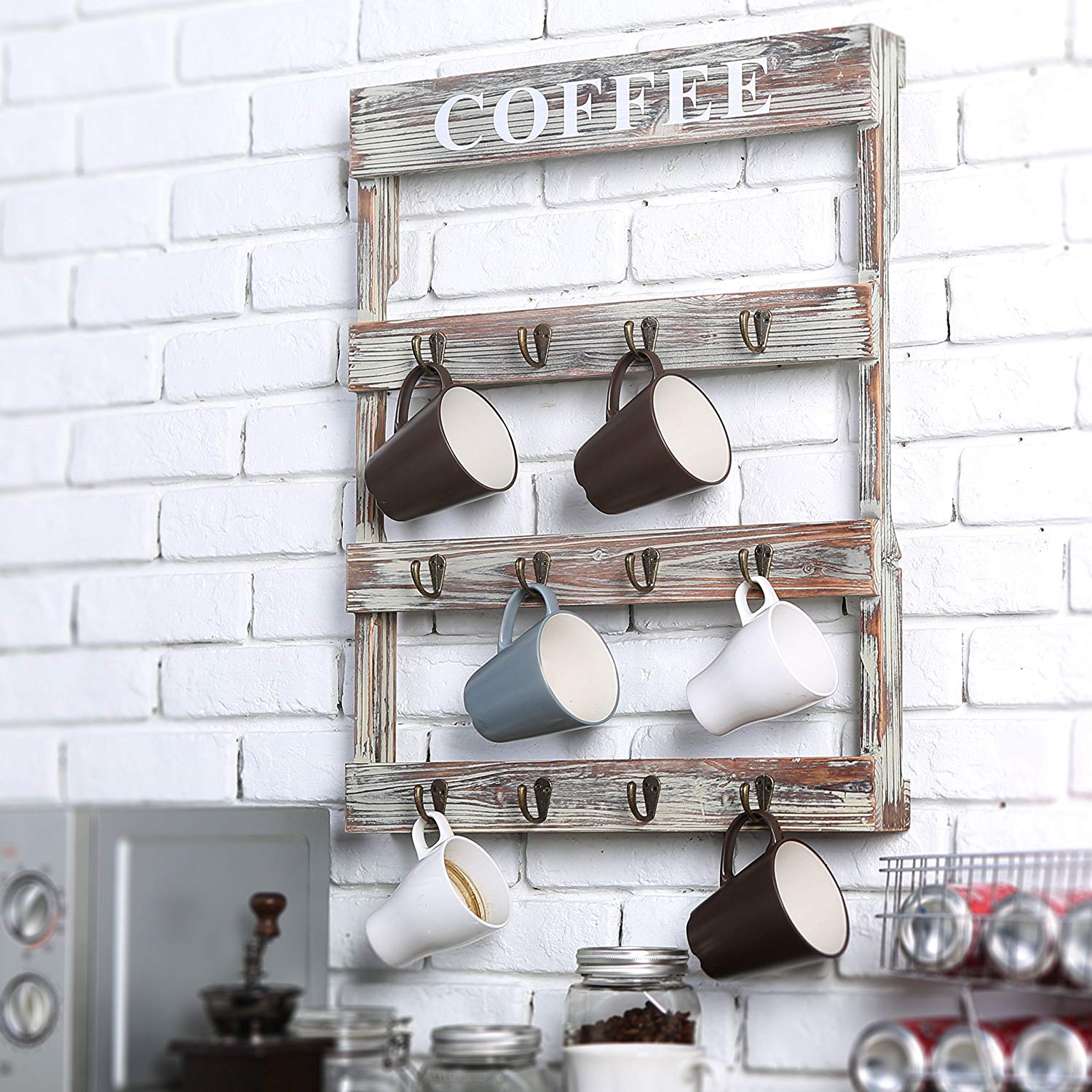 10 Farmhouse Kitchen Ideas For The Old But Gold Soul Storables   Coffee Mug Holder 