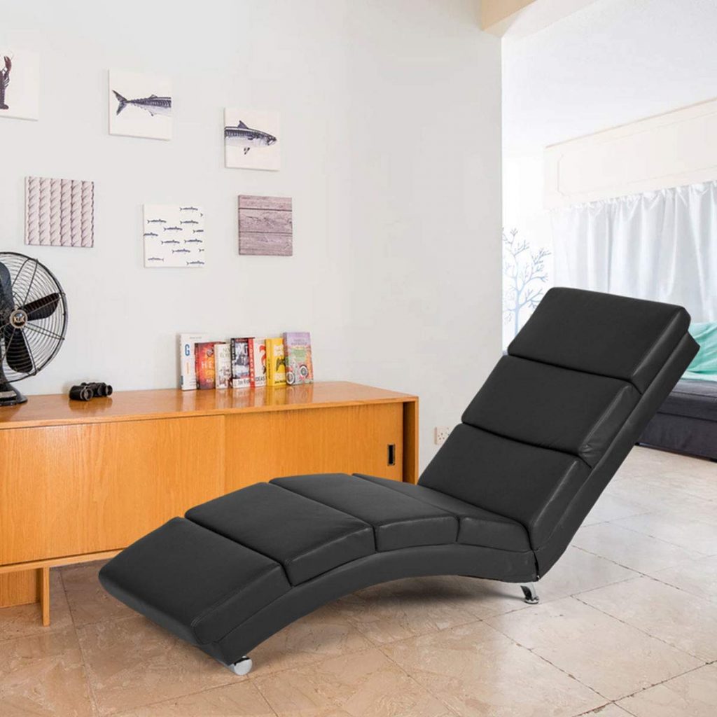 leather chaise lounge massage chair