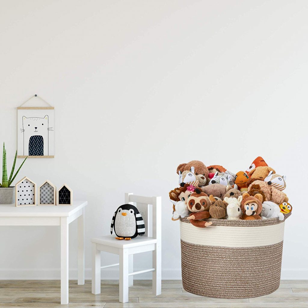 vertical stuffed animal storage