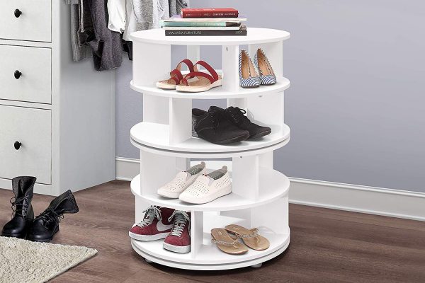 K/D Revolving Shoe Stand Up To 18 Pairs 