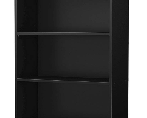 Black Bookshelf Storables, Hampton Bay White 3 Shelf Bookcase