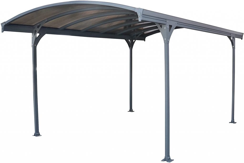 Gray portable car canopy from Palram Vitoria