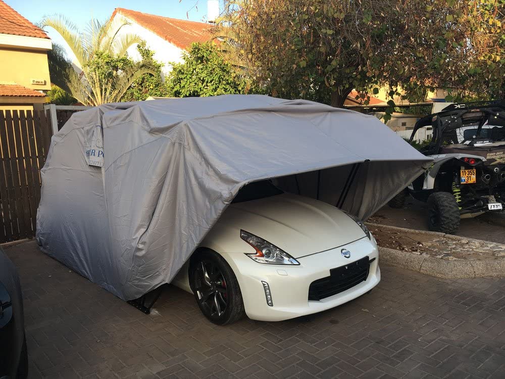 Ikuby durable and weatherproof shelter for cars