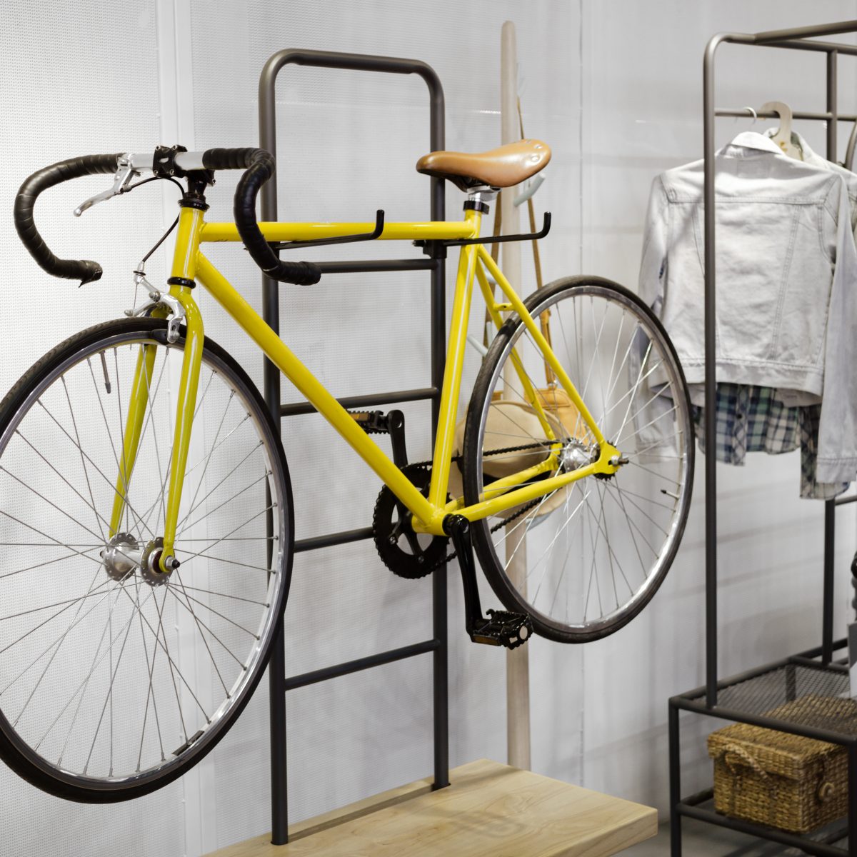 Bike Hooks for Garage Wall Vertical, 6 Bike Storage Rack Space