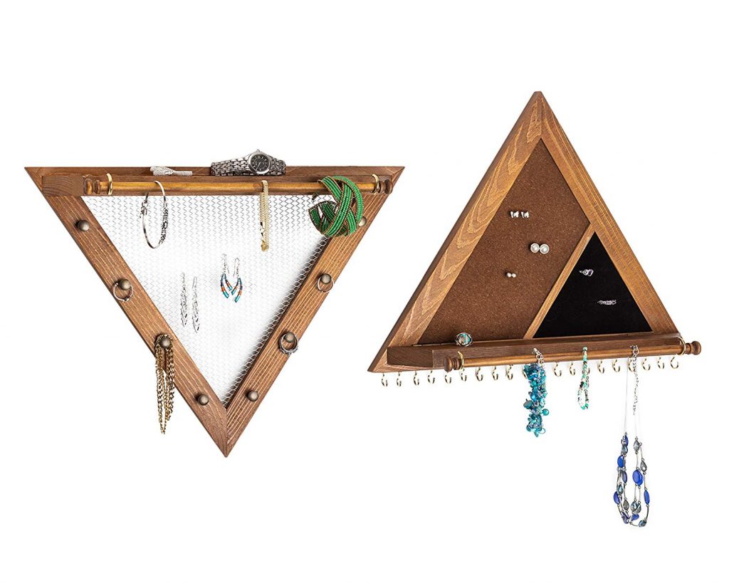 Triangle and Mountain Jewelry storage ideas