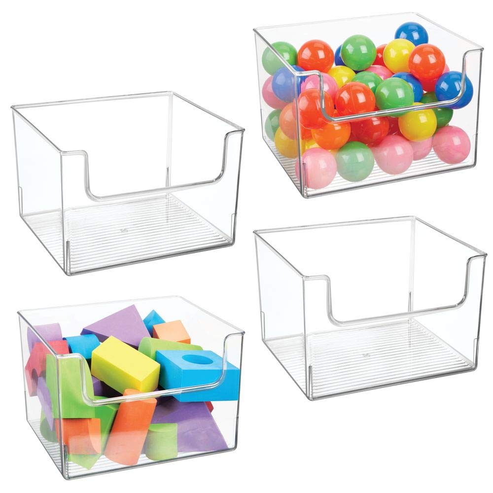 plastic toy storage bins