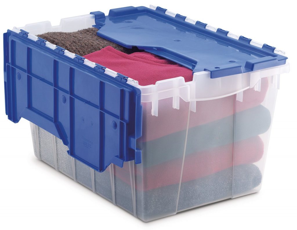 Akro-Mils 66486 CLDBL 12-Gallon Plastic Storage KeepBox