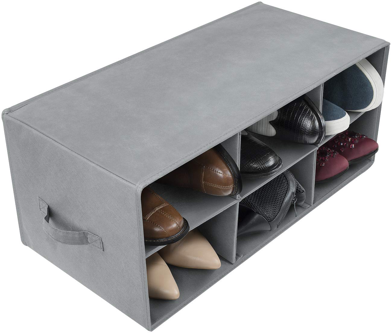 Shoe Stacker-Schuhorganizer 50% more space in the Shoe Rack & Shoe Cabinet 