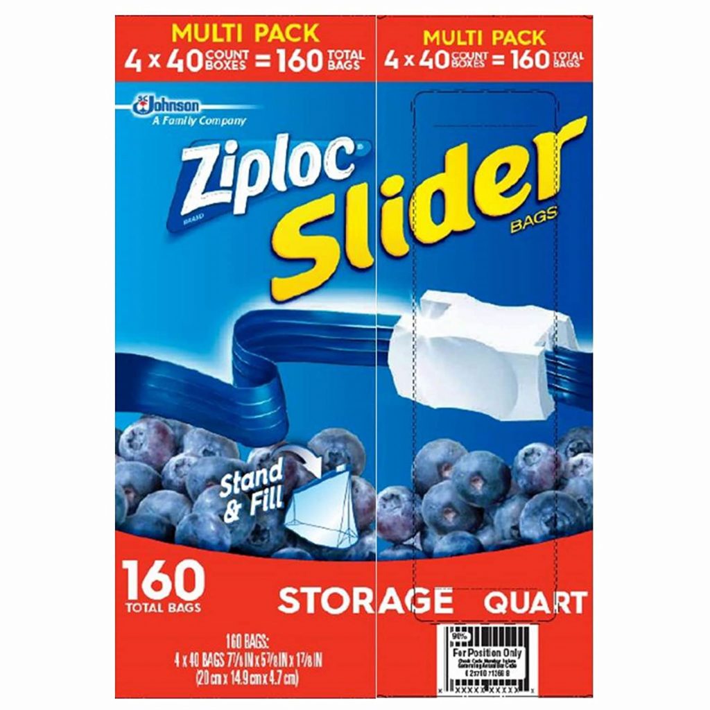 Ziploc Slider Storage Bags