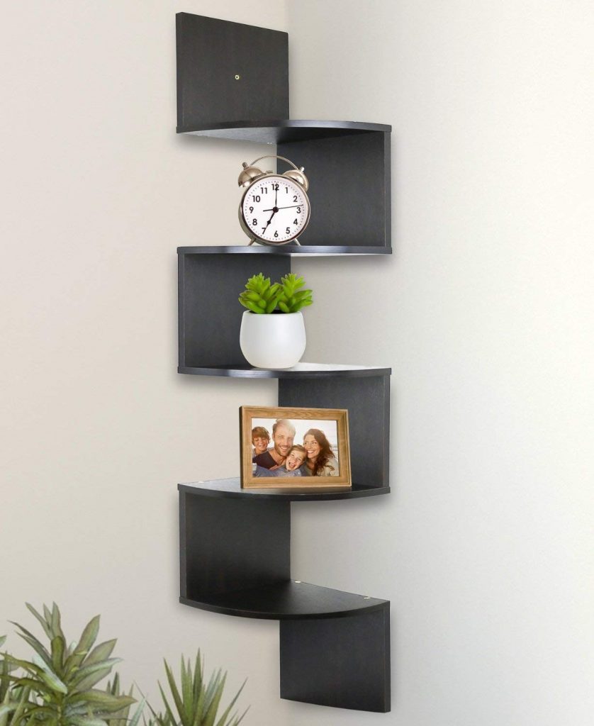 5 Tier Wall Mount Shelves, Living Room Storage Ideas, Storage Ideas, Living Room Organizer