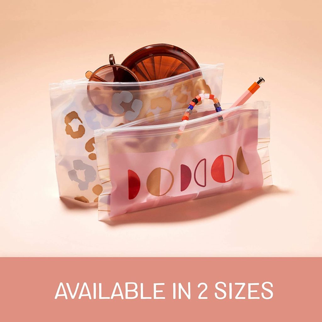  Ziploc Brand Boho Collection Accessory Bags