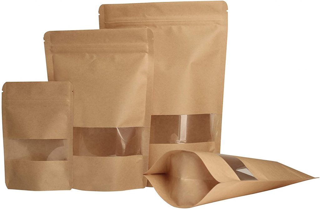 Kraft Stand-Up Pouch Bags