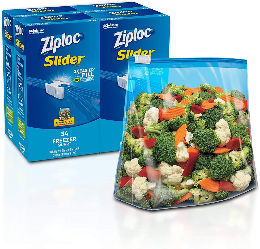 Ziploc Slider Freezer Bags
