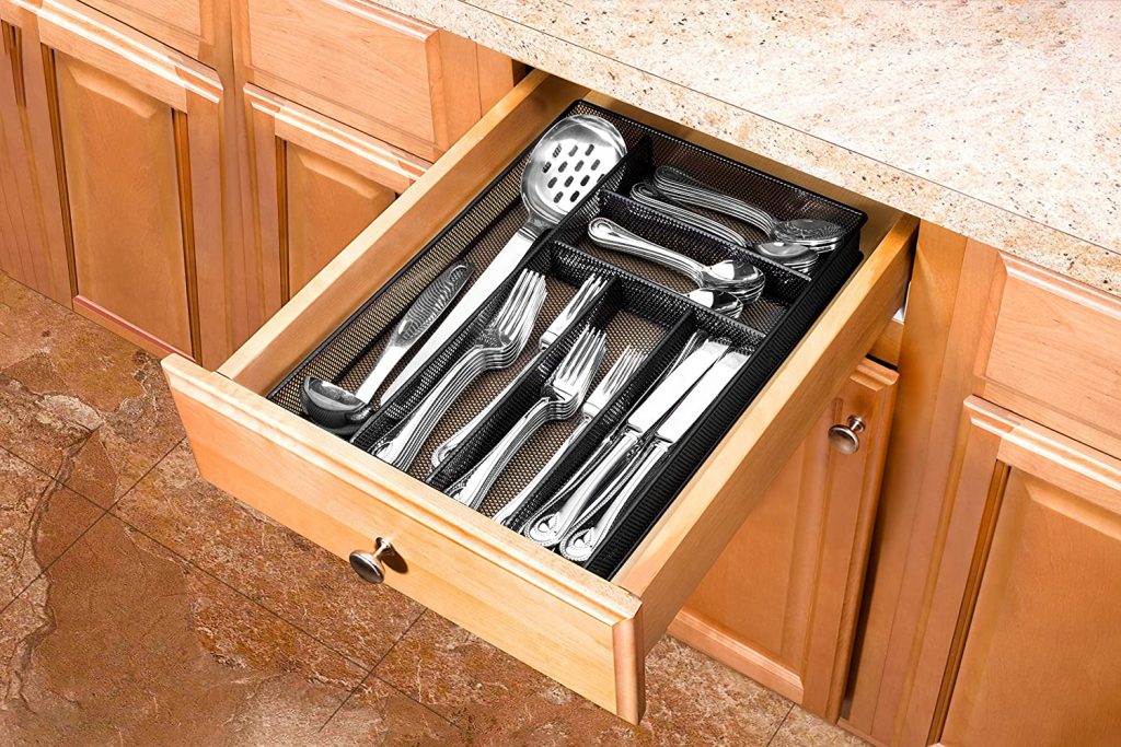 Flatware drawer organizer