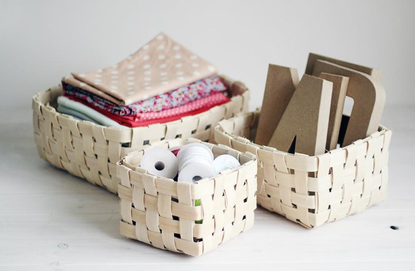 DIY Woven Storage Baskets, DIY Baskets, Reed Baskets