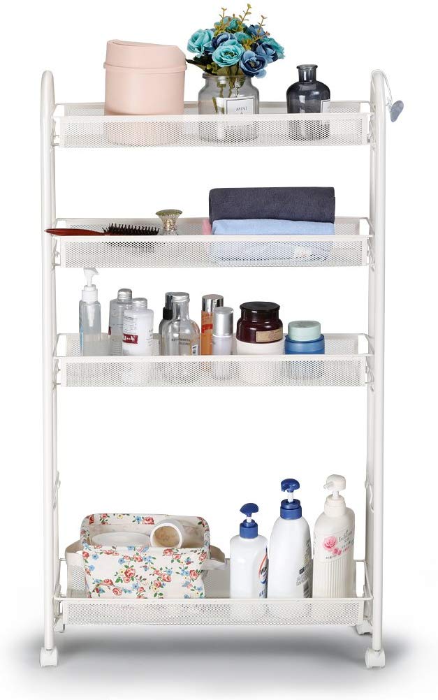 Bathroom Storage With Wheels, Four Tier Storage Ideas, Four Tier Storage