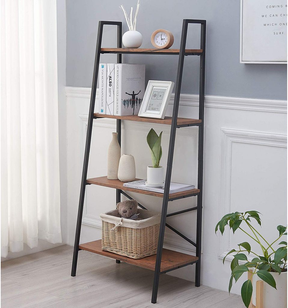 Bedroom Ladder Shelf, Ladder Shelf, Bedroom Organizer, Bedroom Storage Ideas