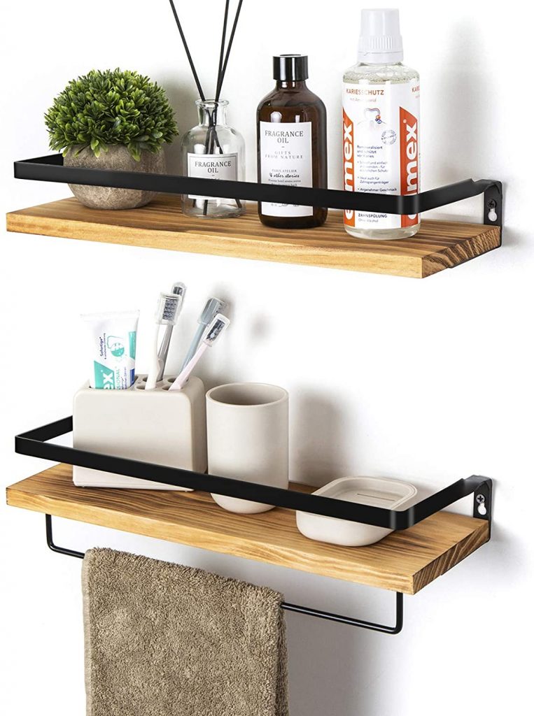 Inverted Bracket Shelves, Bathroom Storage Ideas, Bathroom Storage