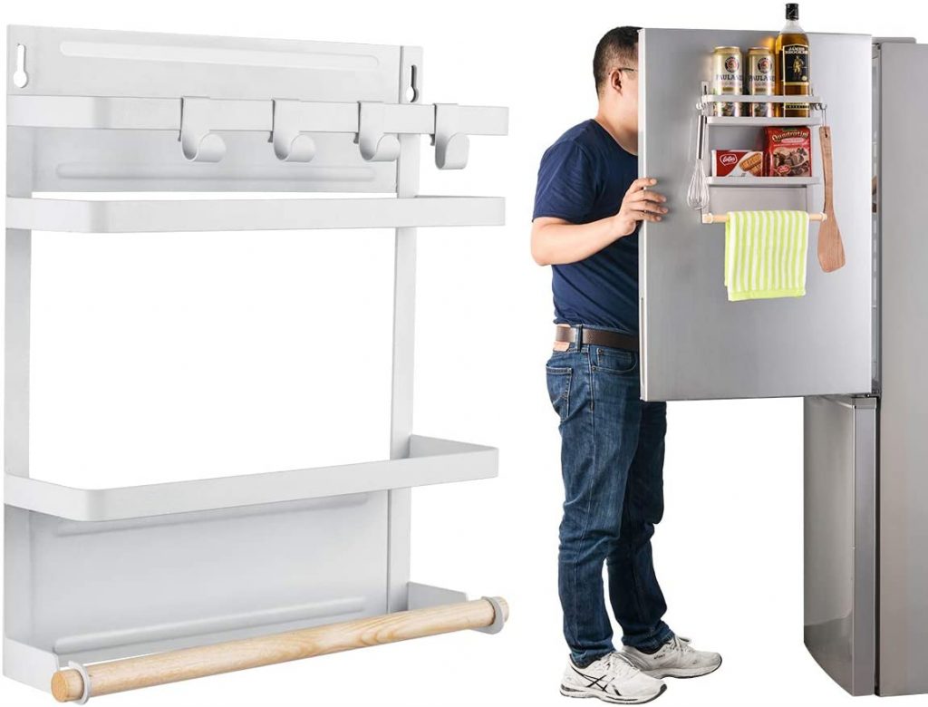 Kitchen Rack Magnetic Refrigerator Storage Organizer