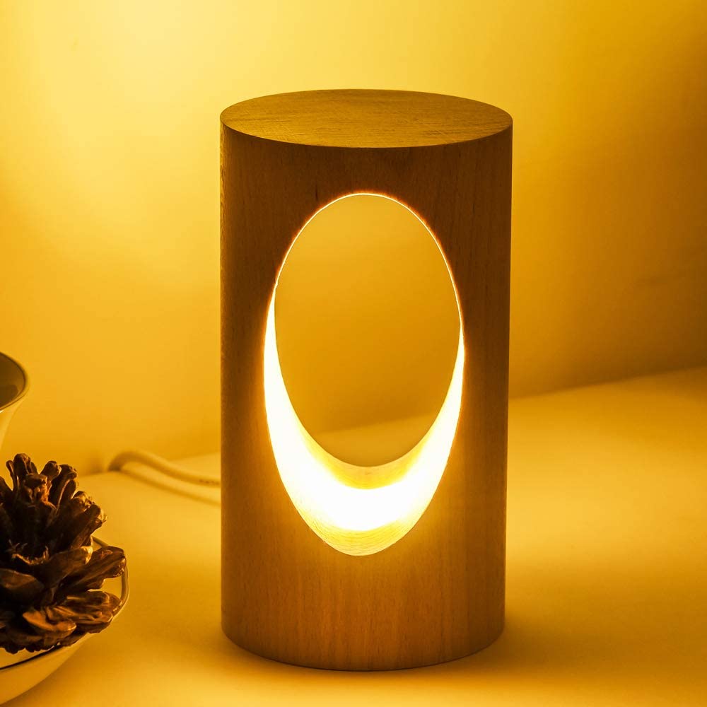  LED Wood Desk Lamp