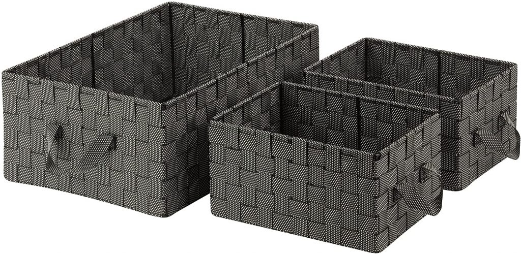 Honey-Can-Do OFC-03698 Double Woven Basket General Purpose Organizer