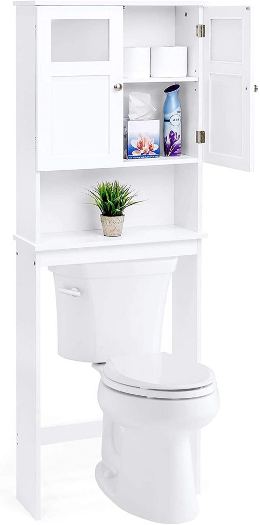Best Choice Products Wooden Over-The-Toilet Cabinet