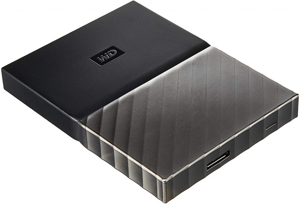  WD 1TB Black-Gray My Passport Ultra Portable External Hard Drive 