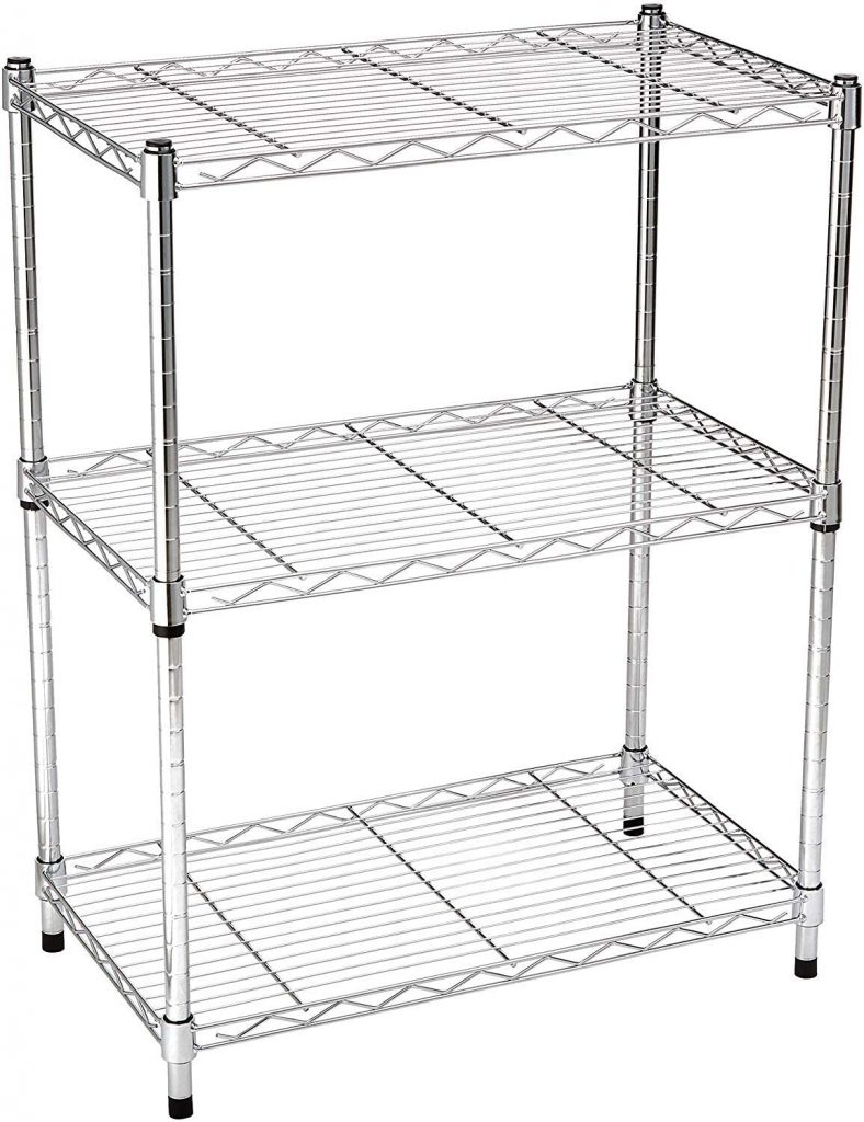 AmazonBasics 3-Shelf Shelving Storage Unit