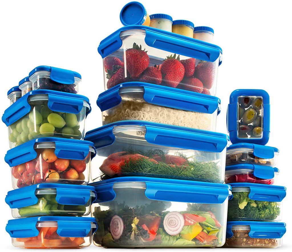 40-Piece Airtight Food Storage Containers With Lids
