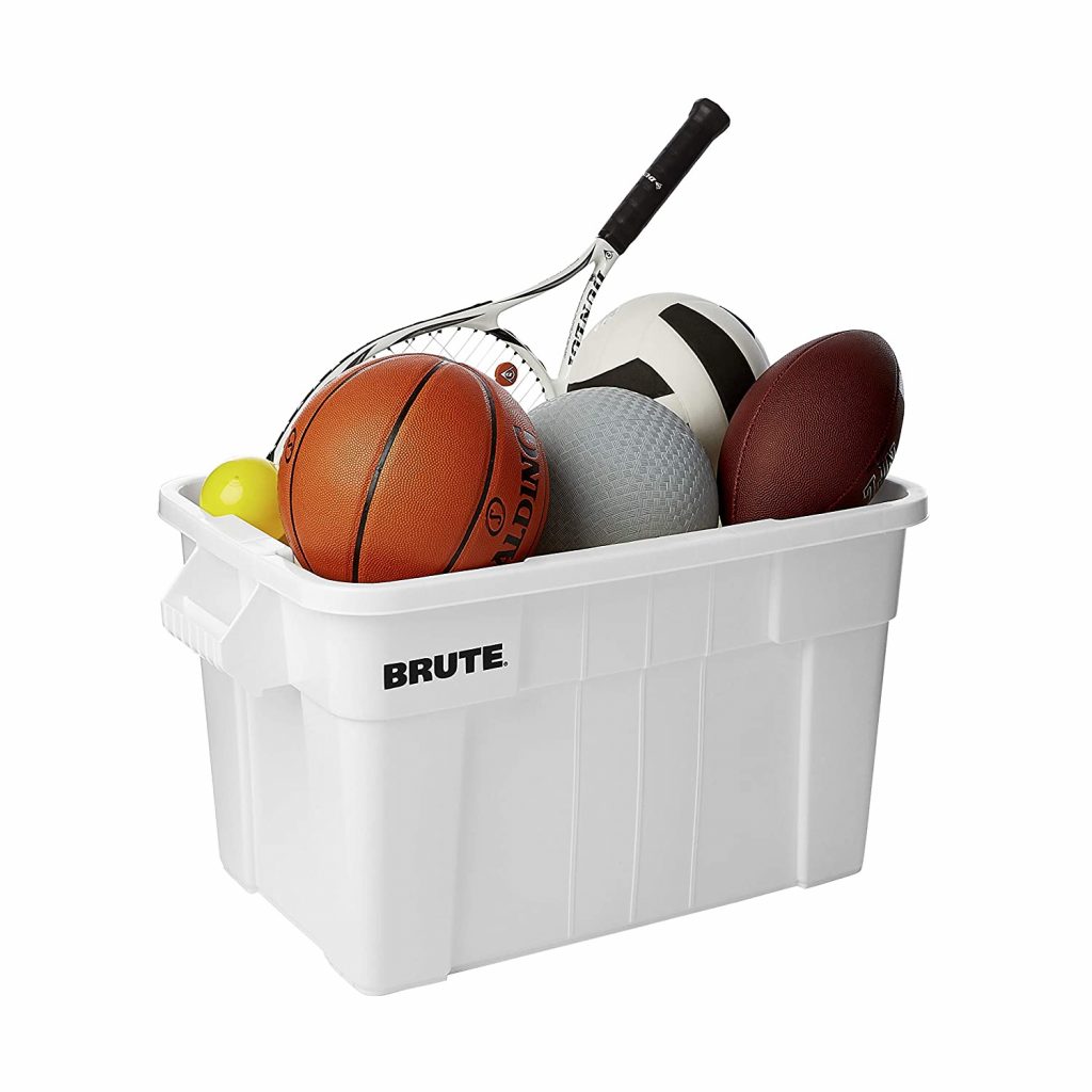 Rubbermaid Commercial Brute Tote Storage Bin With Lid