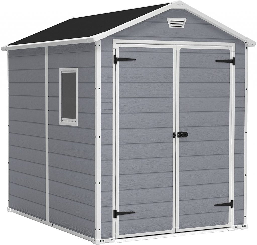  KETER Manor 6x8 Resin Outdoor Storage Shed Kit