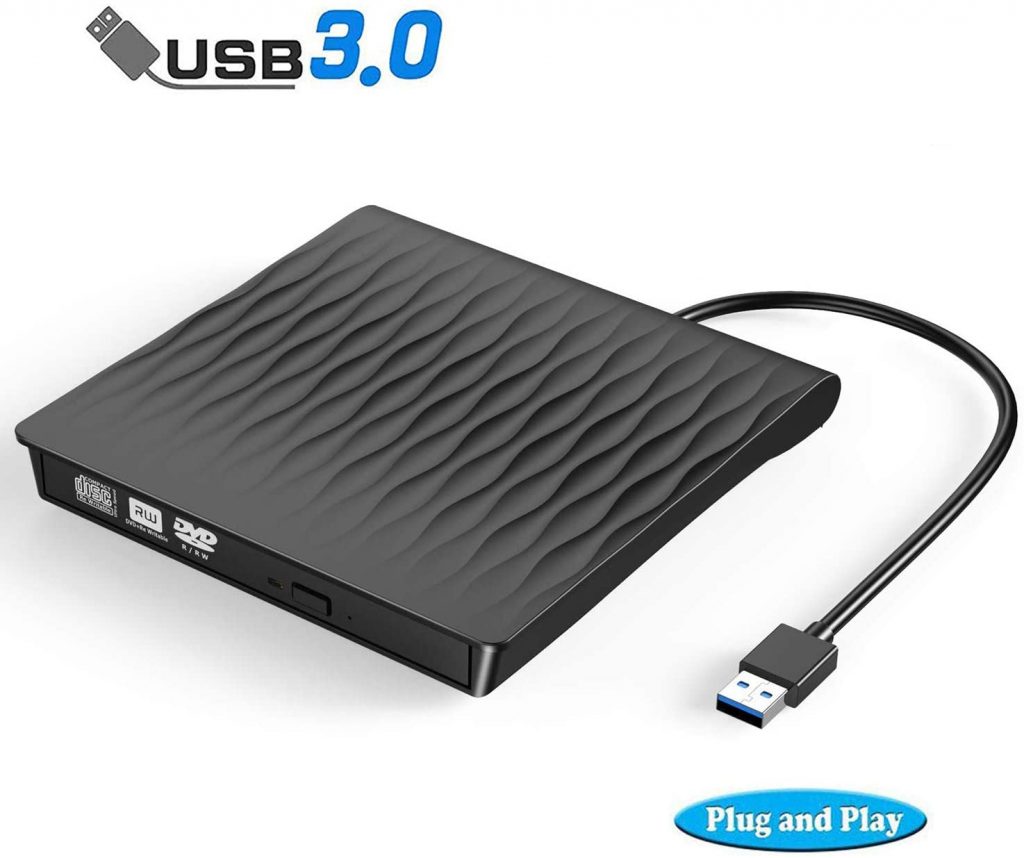 DORISO USB 3.0 Slim External DVD Player 