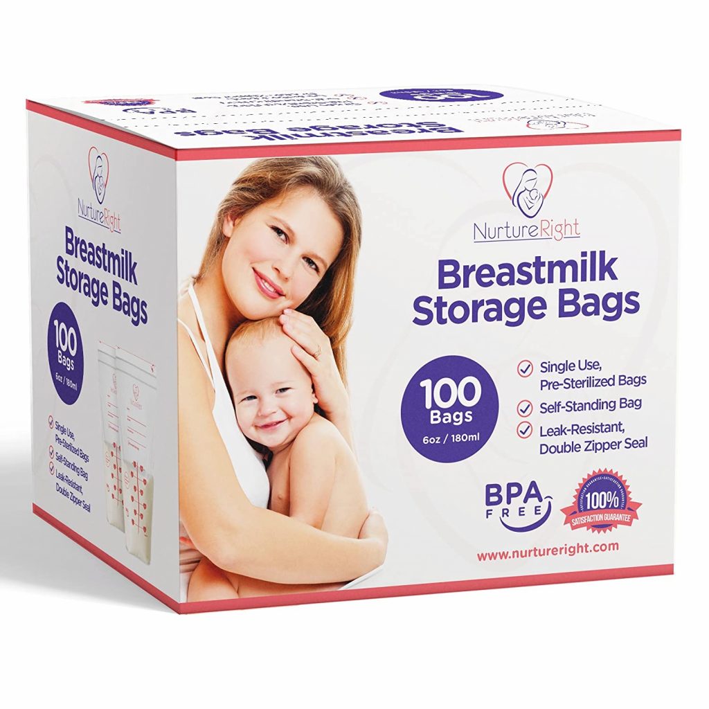 Nurture Right Pre-Sterilized Milk Bags