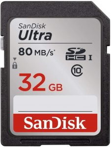 SanDisk Ultra 32GB Class 10 SDHC UHS-I