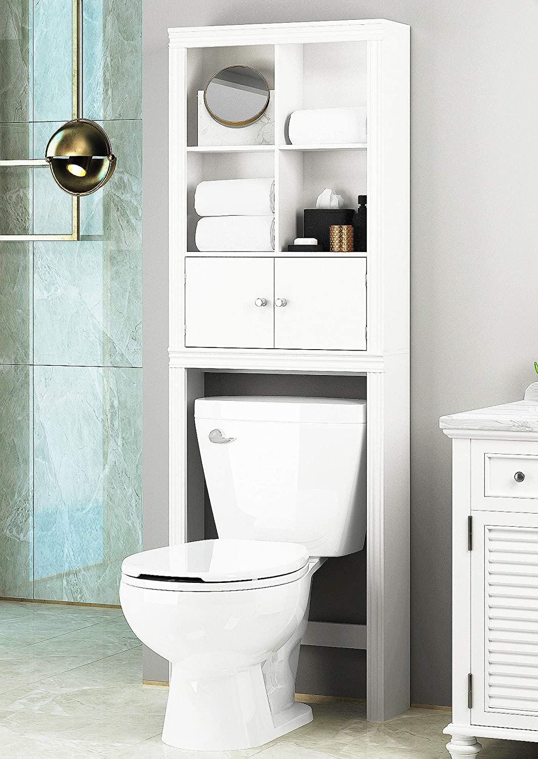 35 Stunning Bathroom Storage Over Toilet Ideas | Storables