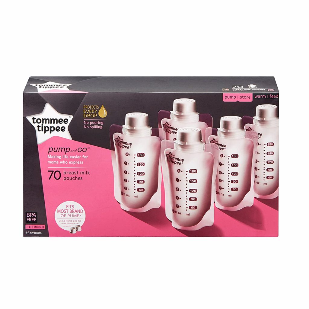 Tommee Tippee Pump and Go Breast Milk Storage Bags