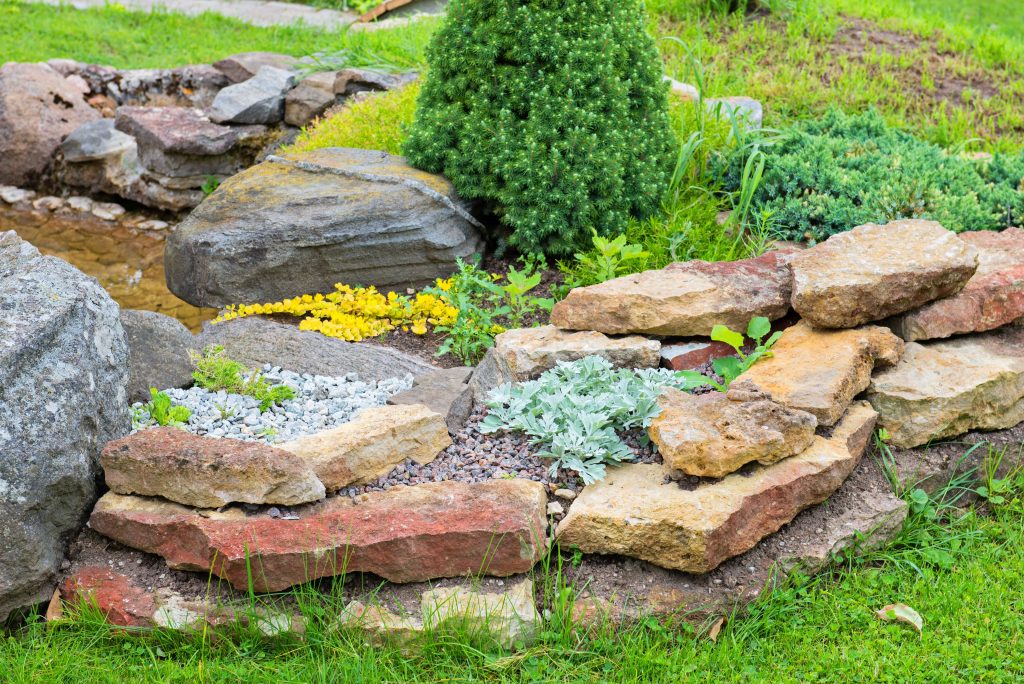 40 Beautiful Rock Garden Ideas In 2021, Small Rock Garden Design