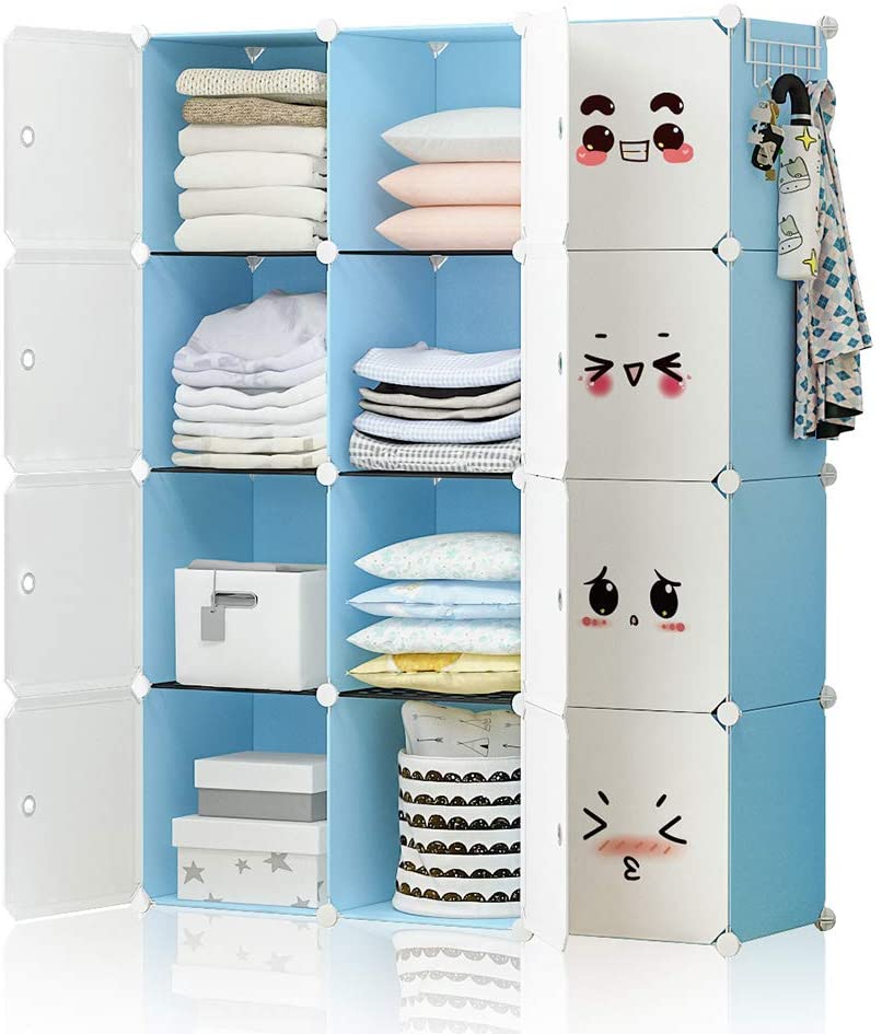 YOZO Modular Closet Portable Wardrobe Children Dresser Storage Organizer