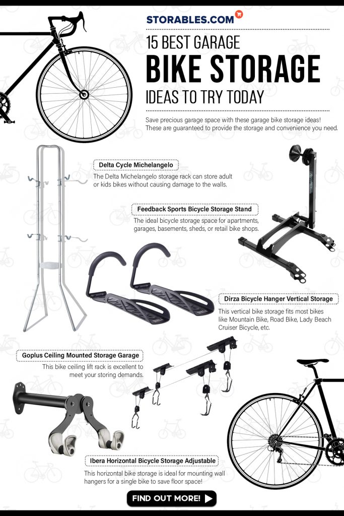 15 Best Garage Bike Storage Ideas To Try Today - INFOGRAPHICS