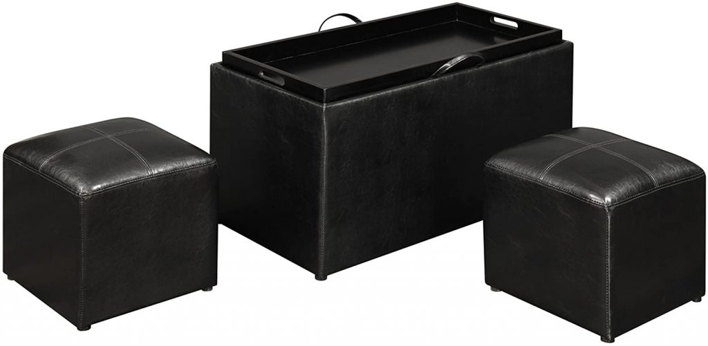 Convenience Concepts Designs4Comfort Sheridan Storage Bench